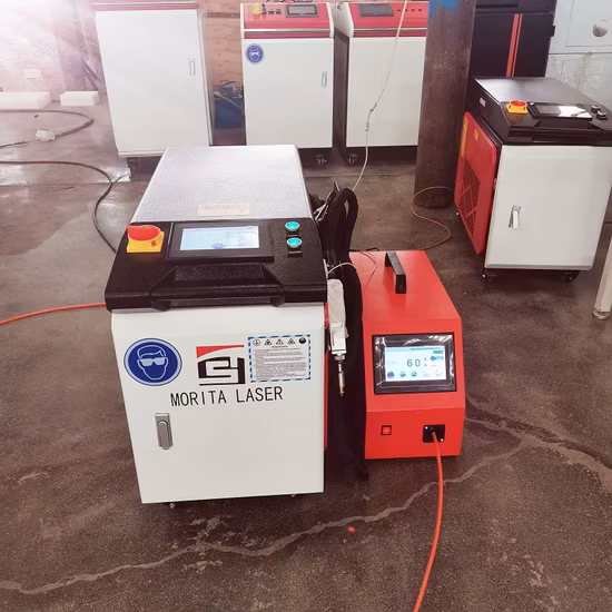 Máquina de solda a laser de fibra 1000 W 1500 W 2000 W Cw para molde 1000 W sinal de laser de fibra CNC