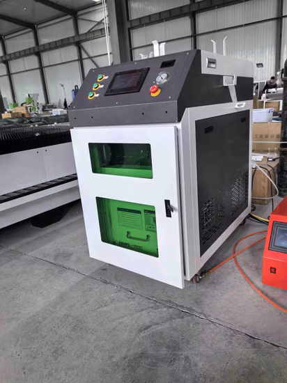 Máquina de limpeza de solda de metal a laser de molde de fibra para soldador de tubos