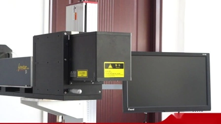 Máquina de marcação a laser de fibra óptica portátil 20W 30W com fonte de laser Raycus